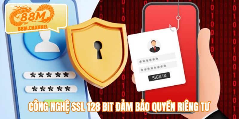 Công nghệ SSL 128 bit đảm bảo quyền riêng tư